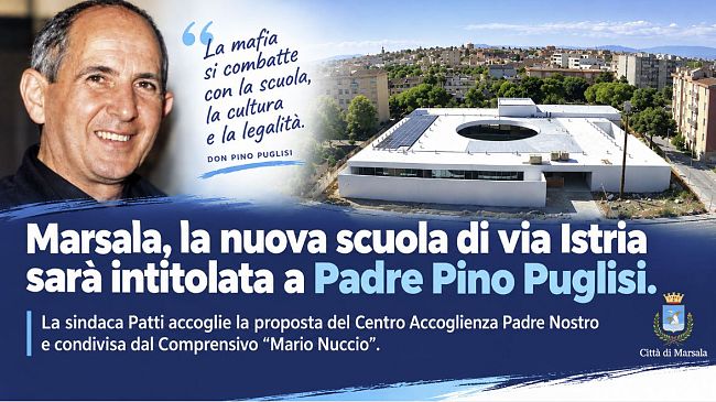 Marsala, sarà intitolata a Padre Puglisi la nuova scuola di via Istria