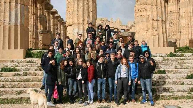 Marsala, studenti fiamminghi in visita al liceo Scientifico P.Ruggieri