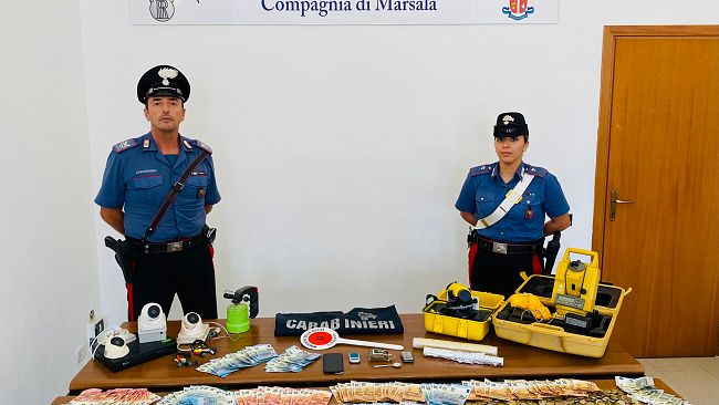 Blitz antidroga a Marsala: due arresti e sequestro di stupefacenti