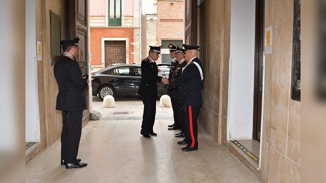Il comandante della Legione Carabinieri “Sicilia” in visita al Comando provinciale di Trapani