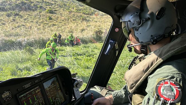 Aeronautica Militare: Esercitazione congiunta fra l’82° Centro SAR e il Corpo Nazionale del Soccorso Alpino e Speleologi