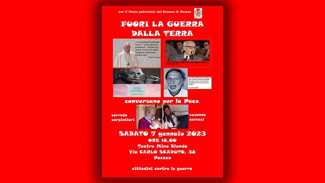 Paceco, sabato manifestazione: “Fuori la guerra dalla Terra”