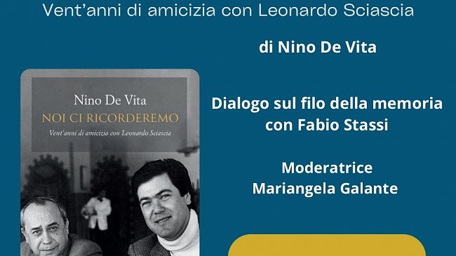 “Noi ci ricorderemo”: Nino De Vita e Fabio Stassi dialogano su Leonardo Sciascia a Castellammare