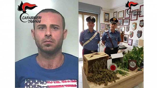 Mazara, mazarese arrestato dai Carabinieri per coltivazione di marijuana