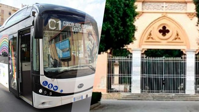 Marsala, commemorazione dei defunti: trasporto pubblico e bus navetta gratuiti