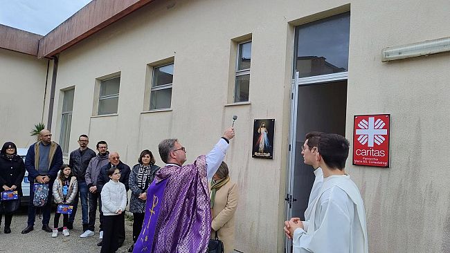 A Calatafimi inaugurato il centro Caritas della parrocchia Maria Ss. Consolatrice