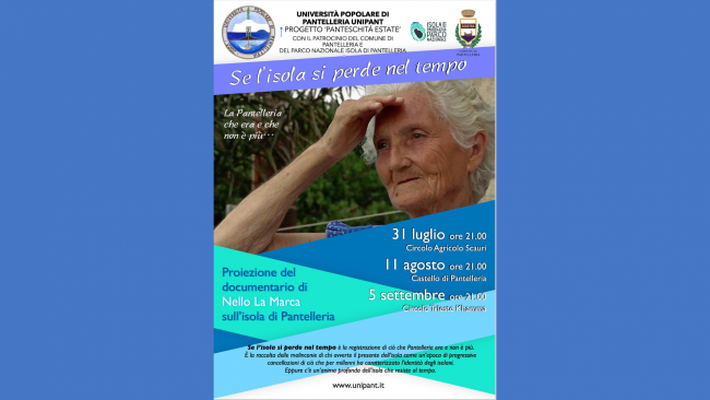 Pantelleria, proiezione del documentario 