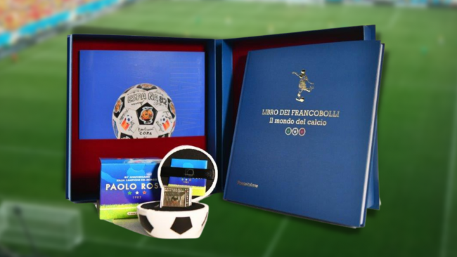 Poste Italiane: disponibile il libro dei francobolli “il mondo del calcio”