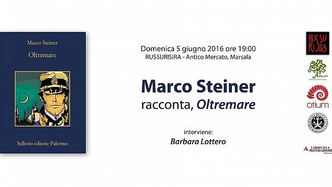 In arrivo sull’Amerigo Vespucci lo scrittore Marco Steiner:  la presentazione del suo romanzo Oltremare domenica 5 giugno al Russurisira di Marsala