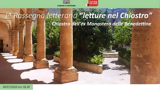 Partanna; terzo appuntamento della rassegna “ Letture nel chiostro “
