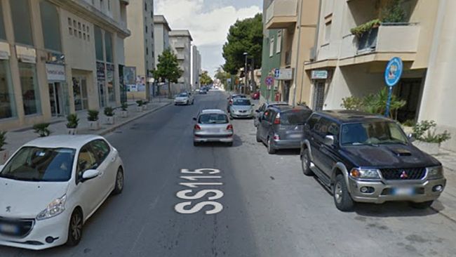 Marsala, grave incidente in via Mazara