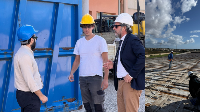 ​Petrosino, proseguono i lavori di riqualificazione al Palazzetto dello Sport 