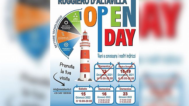 L’I. S. Ruggiero d’Altavilla organizza un open day per studenti e famiglie