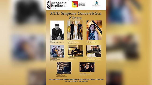 Marsala, successo per la stagione concertistica 2023 dell’Accademia L. Van Beethoven 
