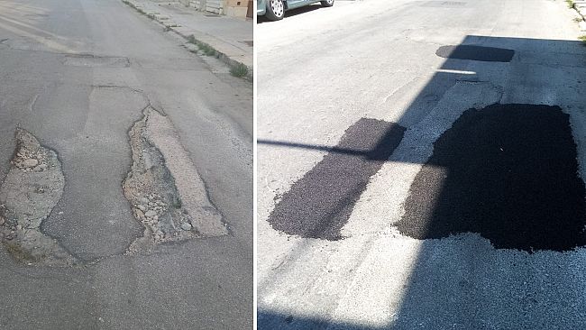 ​Trapani, riparate le buche della via Segesta