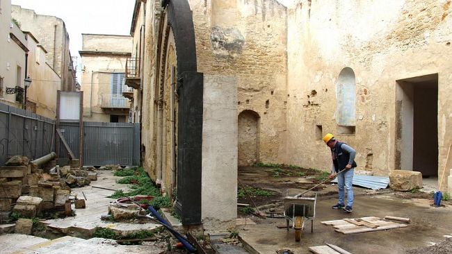 Lavori ex chiesa San Giovannello. temporanea chiusura strada
