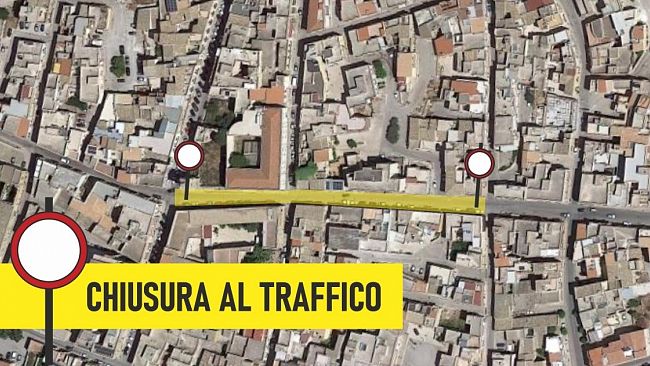 Viabilità limitata in diverse vie della città