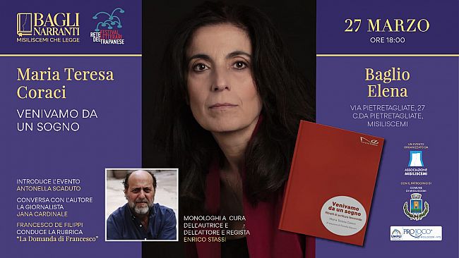 Bagli Narranti ospita Maria Teresa Coraci al Baglio Elena