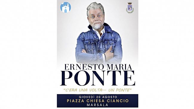 Marsala, al via la CiancioFest 2026: si parte con la comicità di Ernesto Maria Ponte