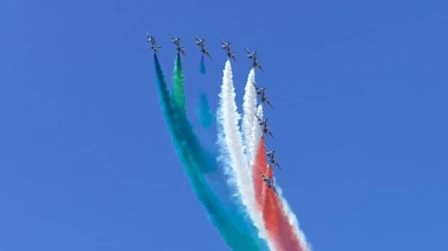 Tornano le Frecce Tricolori a Pantelleria