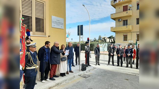 Marsala, intitolata Piazza Gen. Mario Sorrentino. Patriota
