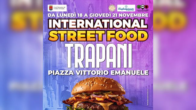 La 136° tappa dell’8° Edizione dell’International Street Food 2024 fa tappa a Trapani