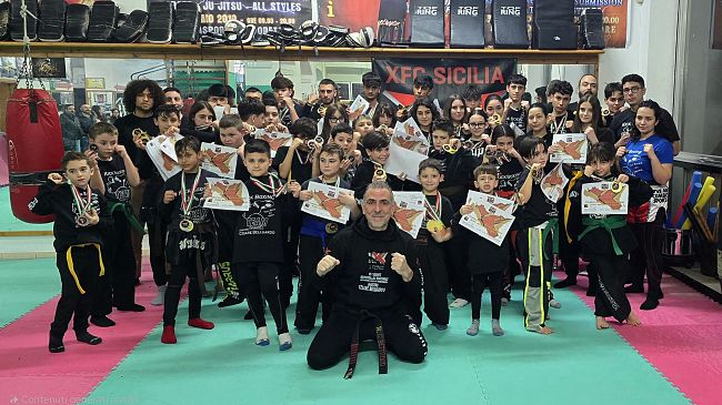 Successo dell’ASD Team Sicilia e della XFC (Xtreme Fighter Champion) Sicilia al Campionati Regionale XFC 2025 