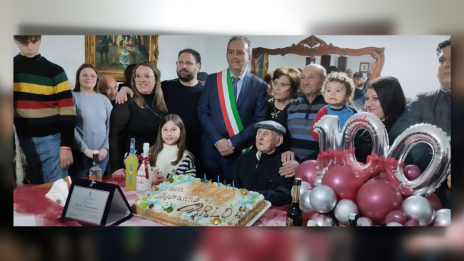 Nuovo centenario a Marsala. È nonno Carlo Sammartano. Gli auguri dell'Amministrazione Grillo