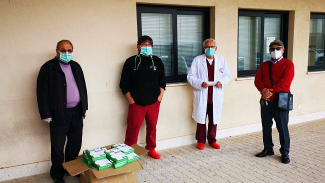 Donate 1.000 mascherine al “Paolo Borsellino” di Marsala