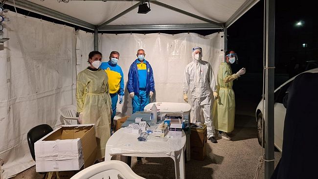 Partanna, 880 tamponi nel secondo giorno di screening