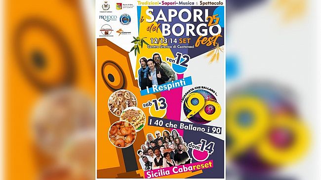 ​A Custonaci partono oggi “I Sapori del Borgo”