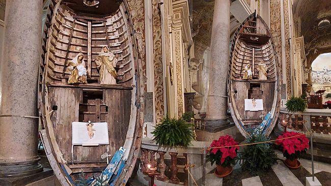 Nella Cattedrale di Mazara del Vallo il presepe sulla barca