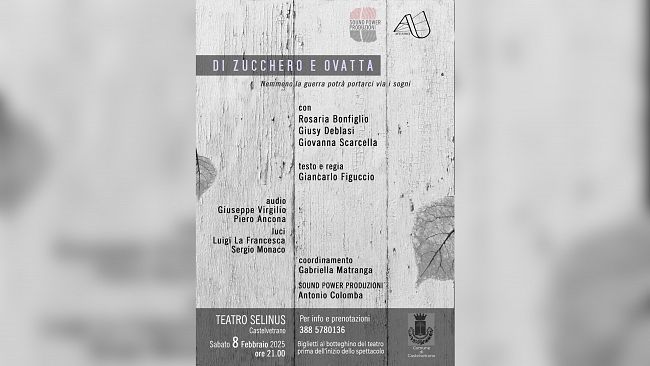 Al Teatro Selinus di Castelvetrano lo spettacolo  