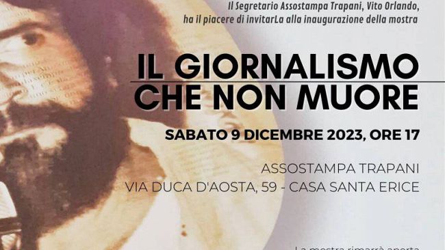 Assostampa Trapani, domani si inaugura mostra 