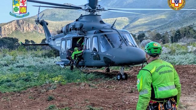 Turista polacco infortunato a monte Monaco, recuperato e portato in ospedale