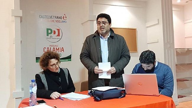 Pasquale Calamia è il nuovo segretario comunale del Partito Democratico
