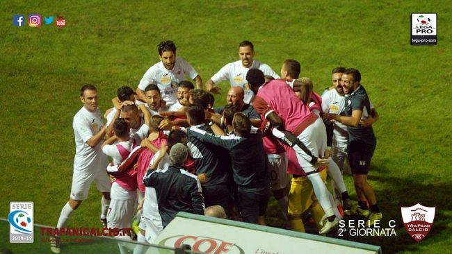 Il Trapani vince e convince. Battuta la Vibonese