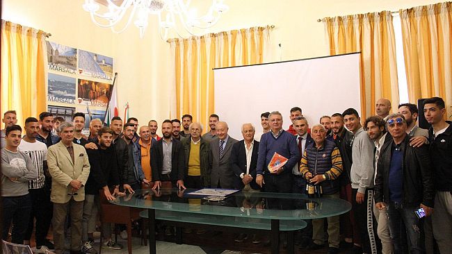 La squadra del Marsala ricevuta a palazzo Municipale