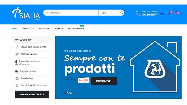 Benvenuto “SIALIA shop”