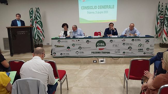 Crisi e vertenze, Consiglio CIsl Pa Tp 