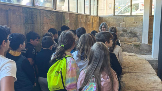Mazara, gli studenti dell'I.C. Borsellino-Ajello in visita ai mosaici di San Nicolò Regale 