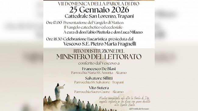 Domenica della Parola di Dio: la Diocesi di Trapani celebra il Vangelo di Matteo