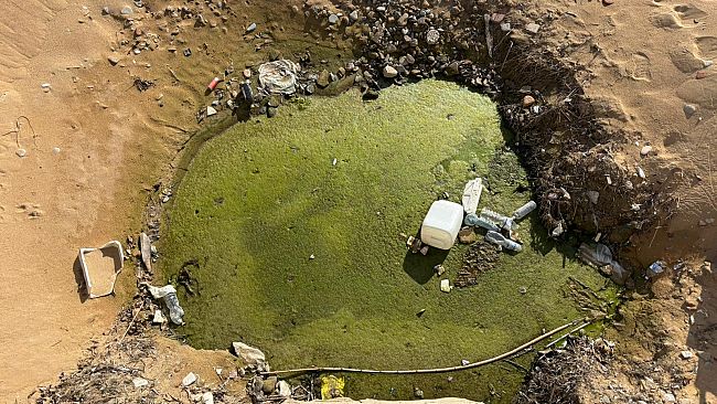 Mazara, pozzanghera putrida sulla spiaggia in Città: di cosa si tratta? 