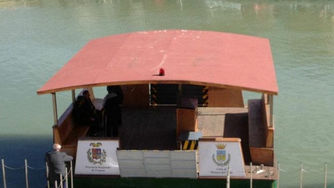 L’8 giugno entrerà in funzione la Chiatta sul fiume Mazaro