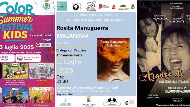 Estate Mazarese 2025, week end ricco di eventi. Il programma