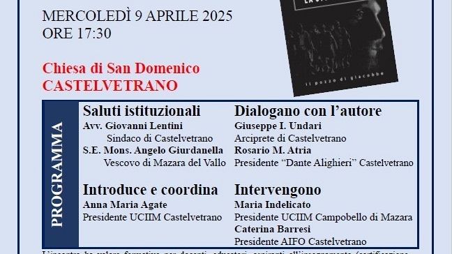 Si presenta “Giuda. La storia vera” di Salvatore Panzarella oggi pomeriggio a San Domenico