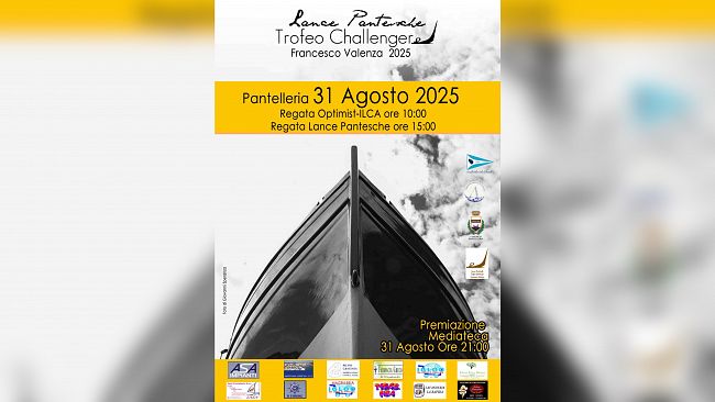 Pantelleria, domani la prima regata di lance pantesche, il “Trofeo Challenger Francesco Valenza 2025”