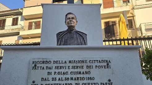 Inaugurato a San Giuseppe Jato il monumento al beato Giacomo Cusmano
