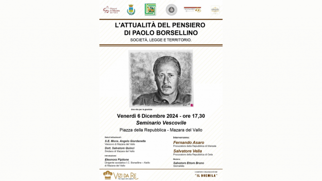 Mazara, domani l'incontro dal titolo 
