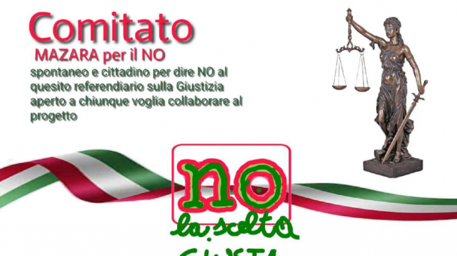 Mazara, Referendum Giustizia, si costituisce il Comitato per il NO